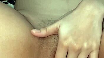 I love close up fingering my wet asian babysitter's curvy pussy till she squirts