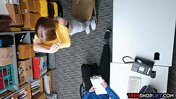 Caught shoplifting? Begging security to fuck me hard now?