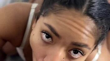 pov deepthroat on stepbro's bbc from horny amateur ebony couple nysdel