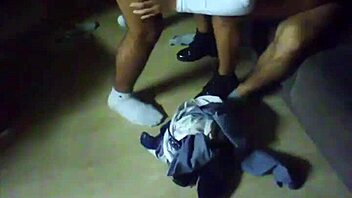 brazilian wife shared with two studs homemade fun