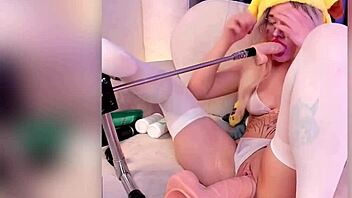 fisting her while blowing leads to squirting anal blast