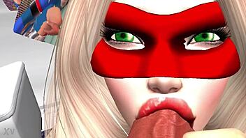 lady harem girls ride big cocks to orgasm in second life sl sex