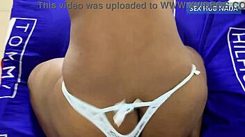 curvy ebony wife screams riding cock in homemade fuck