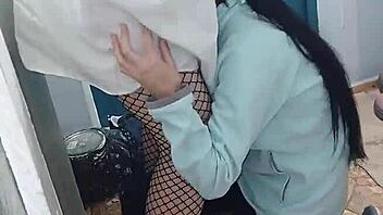 student and nurse share secret office intimacy