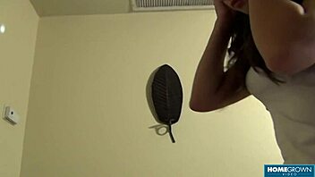 little logan lace rides big cock deep in her hairy wet pussy moaning wildly