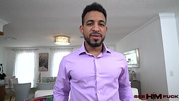 latino stud rodrigo amor's ass gets lubed, licked and eaten by khloe kapri's tongue