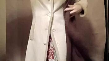 French milf slave strips teasing before brutal humiliation