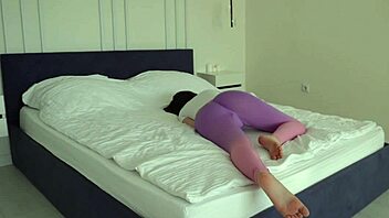 Stepmom caught masturbating lets stepson pound creampie her wildly 😈🍑