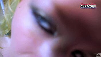 skinny blonde coed chelsie deepthroat pussy cum facial