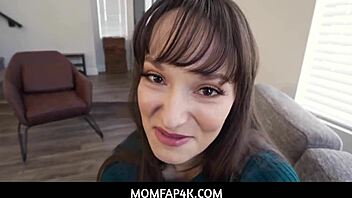 Momfap4k Busty Brunette Lexi Luna's Warm Stepmom Session