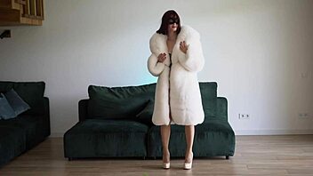 hardcore cyberdoll fuck in fur coat anal dp deepthroat ride