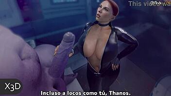 black widow anal assfucking big cock duty