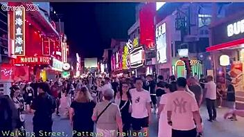 halloween costumes light up pattaya walking street neon