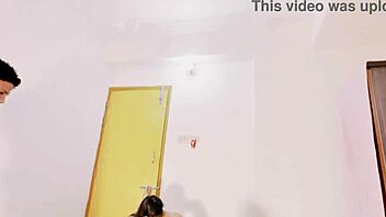 Brunette Sexy Threesome with Deepthroat Doggystyle and Cumshots