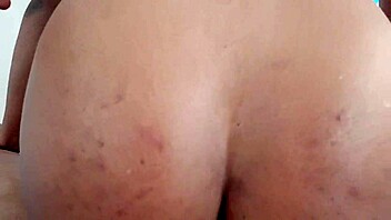 sweet homemade ass rides big cock as clothes rip and pussy drips wet