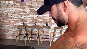 fit brazilian girlfriend gives her ass first time on cam