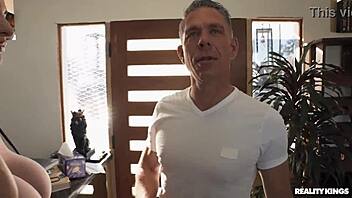 reality kings set sneaky link ffm big ass kissing cumshot