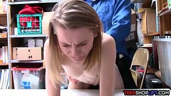 Caught shoplifting? Begging security to fuck me hard now?