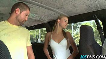 hey hot pigtails teen takes big dick outside!