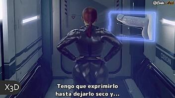 black widow anal assfucking big cock duty