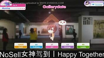hey we're happy together sharing this fun dating game moment part02