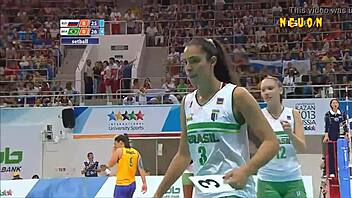 Brazilian women's volleyball voyeur hotties
