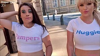 zara lei and molly brown, why wear nappies outdoors?