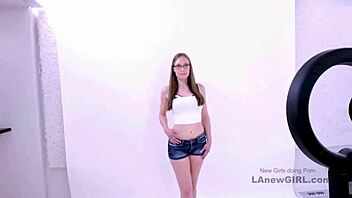 Ravishing Brunette Model Fucked Raw In Audition!