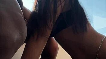 cute latina teen tries big cock deepthroat first time