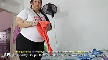 boss fucks maid in cute outfit while wife away part 1