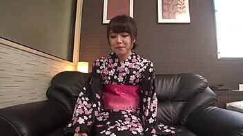 chii bends over for jav pussy pounding after quick masturbation tease