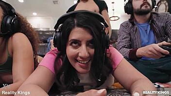 gamer girls switch to co-op pounding pov