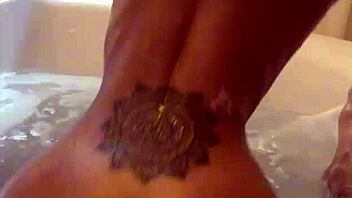 Wife twerks in tub then takes anal creampie from bull