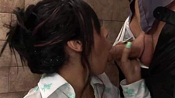 romana moans wildly fucked shaved pussy in steamy shower