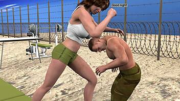 Giantess Grows Huge For Intense Shrink Man Sex