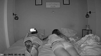 He sets up hidden camera in bedroom capturing amateur outdoor fuck with teen neighbor in secret room session