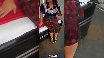 Sexy latina big ass bent over doggystyle after street fight with boyfriend