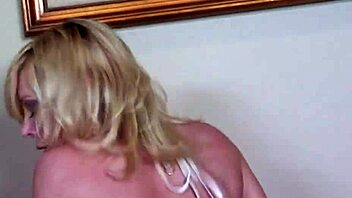 Holly Sampson moans riding big cocks cowgirl to wet orgasm