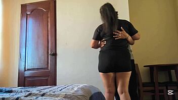 passionate latina neighbor rides cowgirl and missionary for deep creampie satisfaction