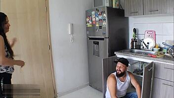 Wife catches husband cheats fucks plumber revenge