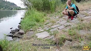 Hunt4k cuckold watches petite teen fuck for cash park