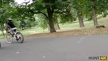 Hunt4k cuckold watches petite teen fuck for cash park