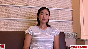 sexy muscular japanese aki moans through ripped clothes orgasm