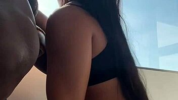 cute latina teen tries big cock deepthroat first time