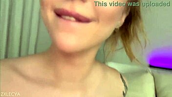i finger my cute shaved blonde pussy on homemade vid