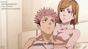 Nobara x Yuji face hentai sex problems after hours in Jujutsu Kaisen animation
