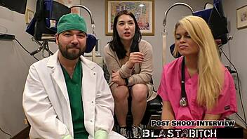 mina moon gags on dick then fucked pov double time