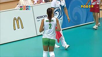 Brazilian women's volleyball voyeur hotties