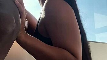 cute latina teen tries big cock deepthroat first time