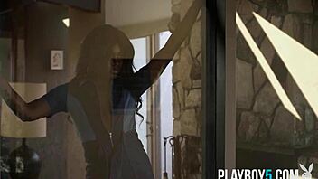 Black teen model Victoria Antoinette strips revealing her juicy chocolate curves